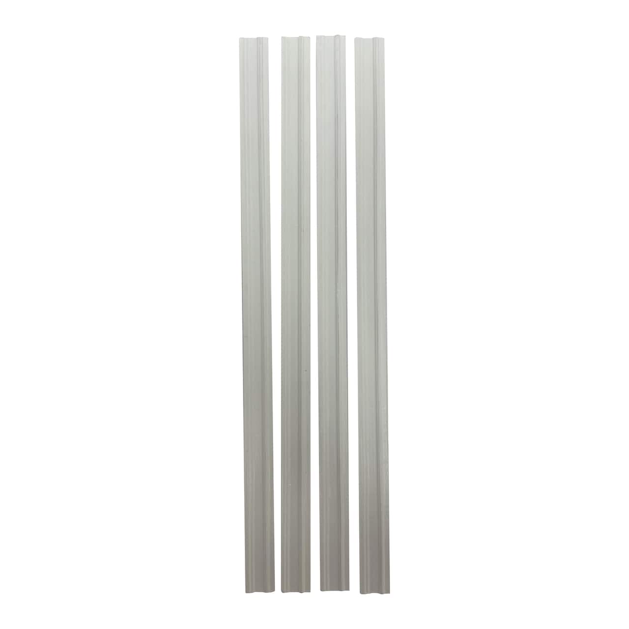 12 Packs: 4 ct. (48 total) Mini White Baseboards by Make Market®
